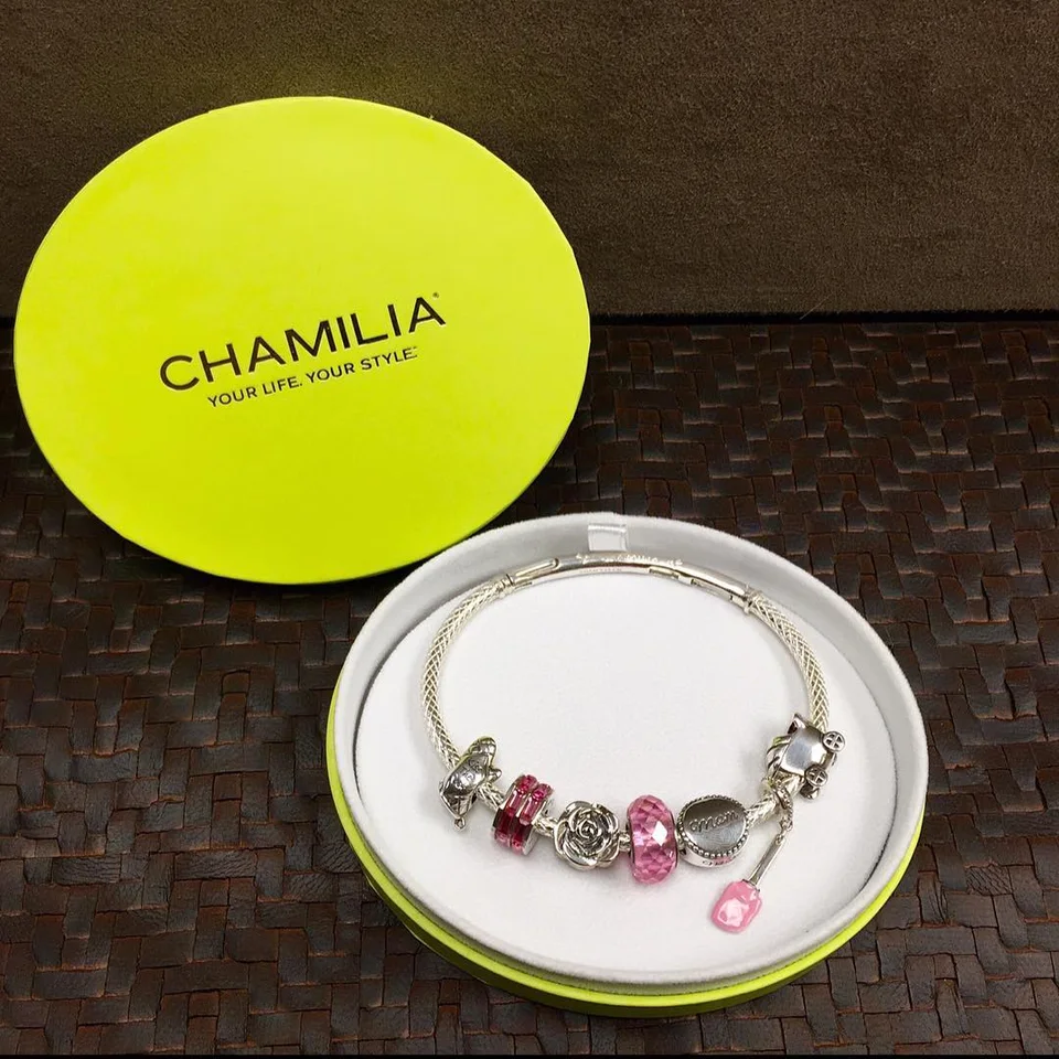 Chamilia charm bracelet shared by Mitchell Jewelers