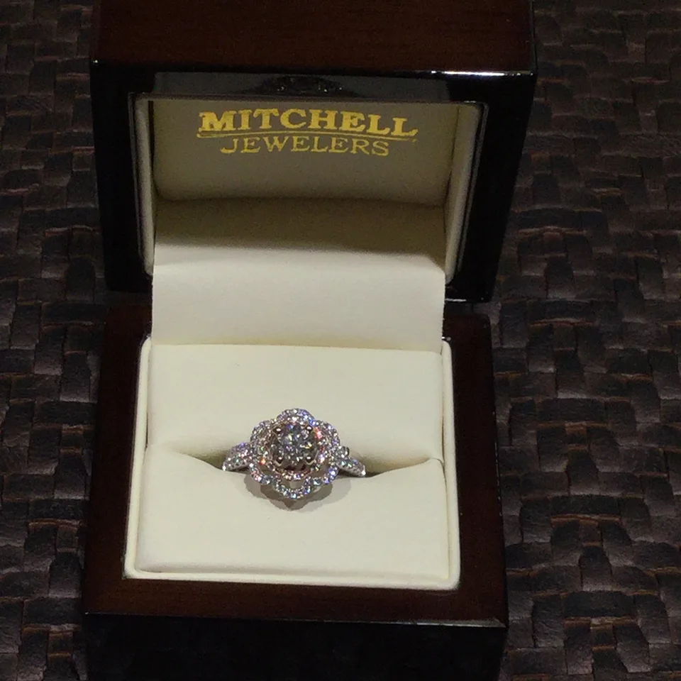 Diamond engagement rings shared by Mitchell Jewelers, photo 2