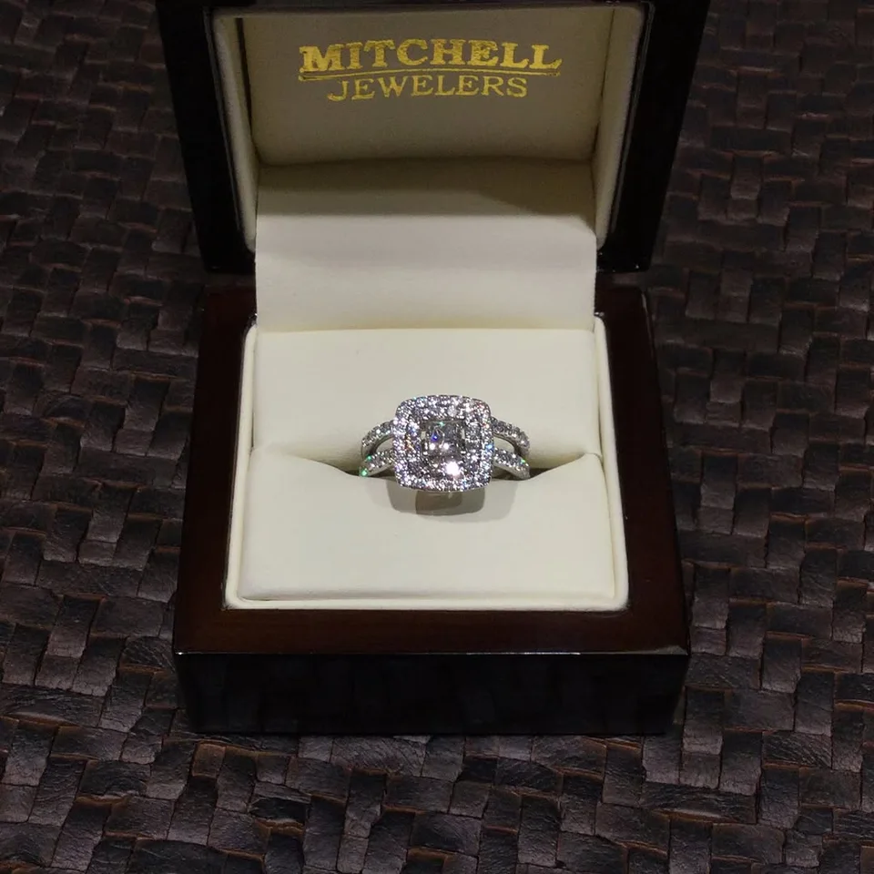 Diamond engagement rings shared by Mitchell Jewelers, photo 5